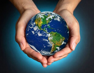 Lovingly Holding the Earth in Human Hands
