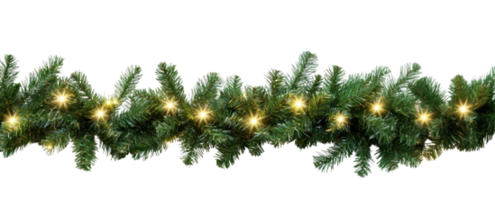 PNG Christmas tree leaves christmas bright lights.