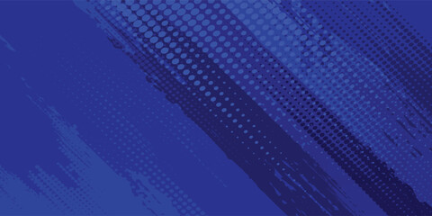 sport modern blue color pattern gradient grunge texture background. Dots pop art comics sport style modern vector background best seller
