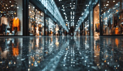 Obraz premium Mall Interior Reflection