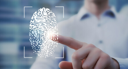 Secure access with fingerprint authentication for safety and protection