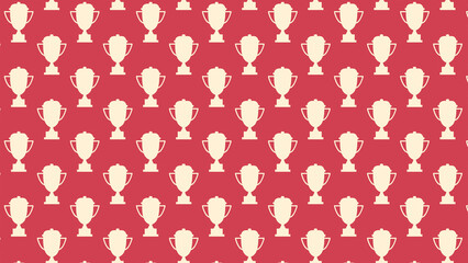 Trophy vector pattern design