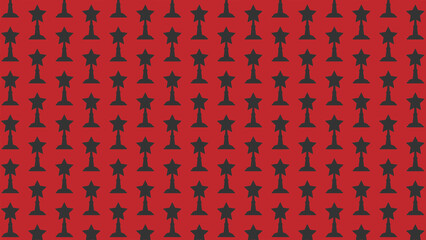 Trophy vector pattern design