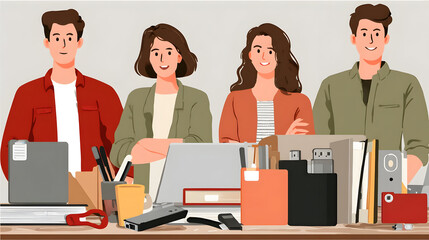 data recovery services beside a setup of backup drives and USB hubs