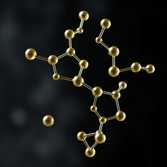 Molecular structure of sitocalciferol (vitamin D5)