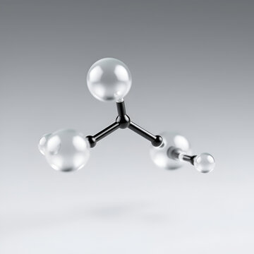 Para-xylene (p-xylene) aromatic hydrocarbon molecule.