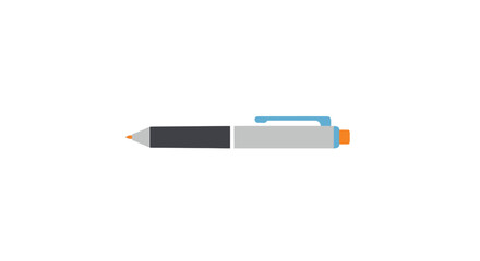 Detailed drawing of a ballpoint pen ready for writing and creative expression vector