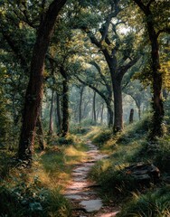 Fototapeta premium Path through Dark Woods