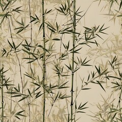 Seamless wallpaper pattern with banana leaves, monstera and palm leaves, vibrant green tropical theme, exotic and lively interior design texture,Generative Ai
