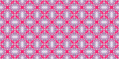 Seamless abstract pattern. Wide carpet pattern. Abstract banner background. Art woven background