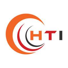 HTI letter design. HTI letter technology logo design. HTI Monogram logo design for an entrepreneur and business.