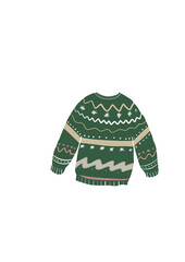 green Christmas sweater