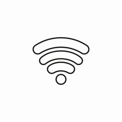wifi signal icon icon sign vector
