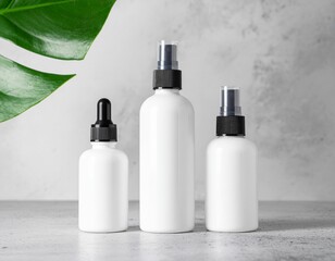 Beauty Product Bottle Mockup - AI Generated image