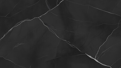 Black Marble Texture — Seamless Dark Stone Background with White Veins (High-Res)