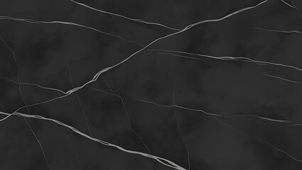 Black Marble Texture — Seamless Dark Stone Background with White Veins (High-Res)