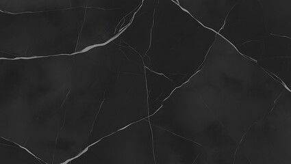 Black Marble Texture — Seamless Dark Stone Background with White Veins (High-Res)