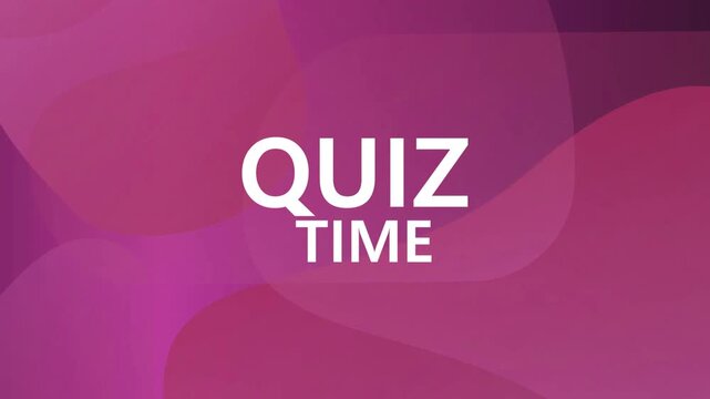 quiz time text