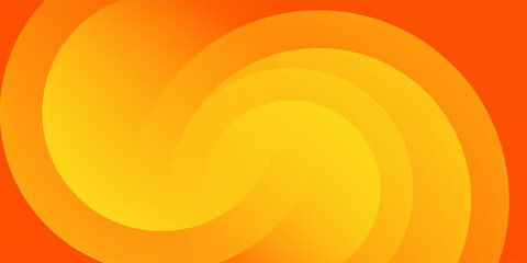 Abstract orange background with circles. Vector illustration