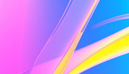 Abstract 3D rendering with fluid shapes and vibrant colors blending seamlessly in a design