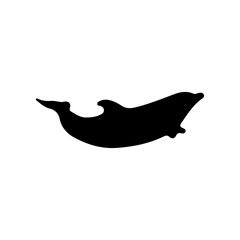 Dolphin Silhouette Vector logo