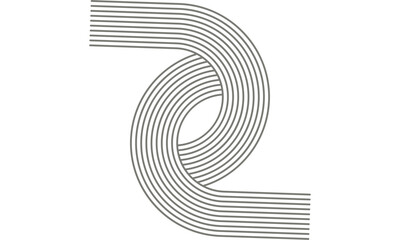 Abstract optical illusion created by parallel lines forming a swirling vortex shape.