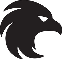 Detailed vector illustration of an eagle in flight