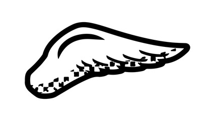 Dinosaur foot with claws with transparent background
