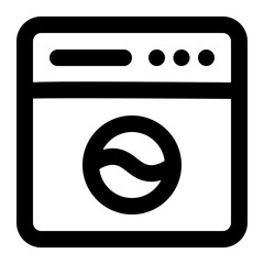 laundry icon for illustration