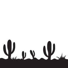 Cactus Silhouette Design