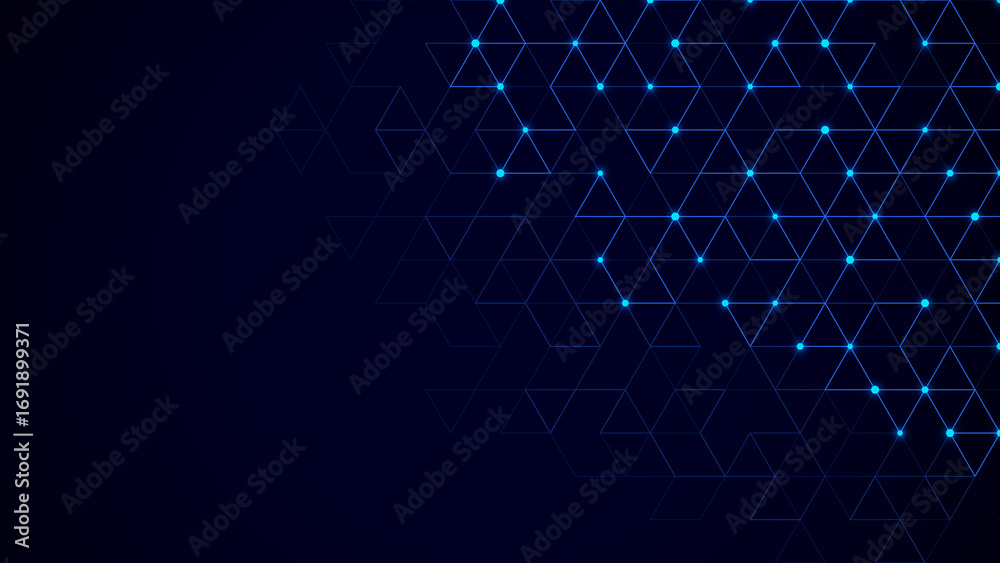 Wall mural creative idea of modern design with abstract geometric background. minimalistic texture with triangl