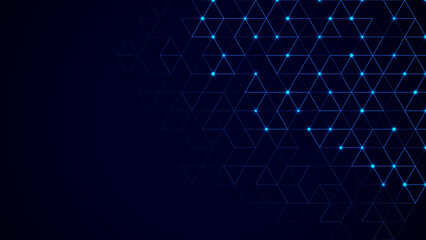 Creative idea of modern design with abstract geometric background. Minimalistic texture with triangles pattern