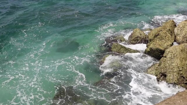 Tel Aviv in Israel the city with most beautiful beaches and view of historic old Jaffa and landmarks