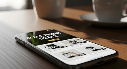 Black Friday Deals on Smartphone, Coffee Break Shopping