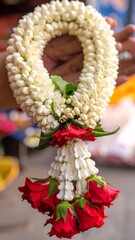 Thai Jasmine Garland Display