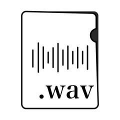 WAVファイル形式 音声ファイル モノクロ〜WAV file format audio file monochrome〜