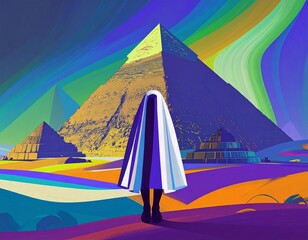 メジェド後ろ姿　Structure Reference Image