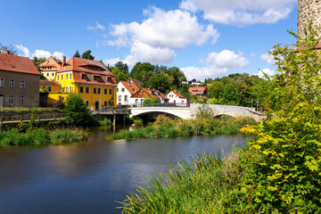 Bautzen, Sachsen, Oberlausitz, Altstadt mit Spree