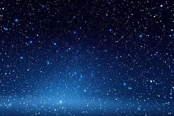 Night sky, many stars, deep blue, sparkly