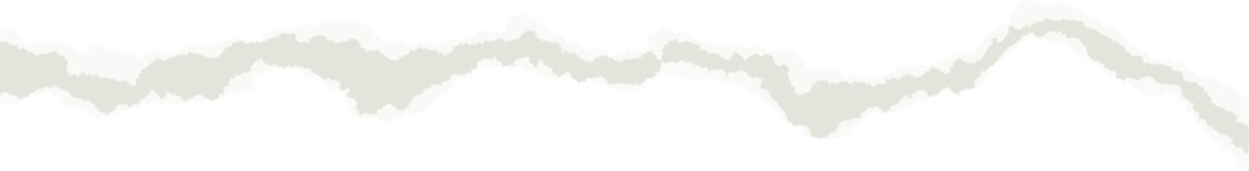 Ripped notebook paper scrap. Jagged edge cutout for vintage template and collage projects.