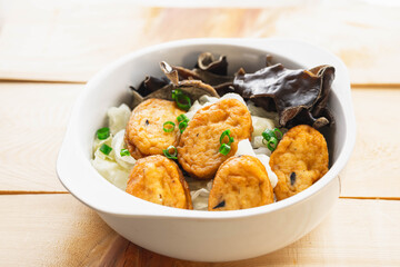 キャベツのレンジ蒸し　