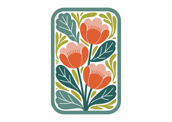 Boho Flower Inspiration Vector