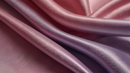 Ultra-detailed Close-up of Flowing Satin Fabric