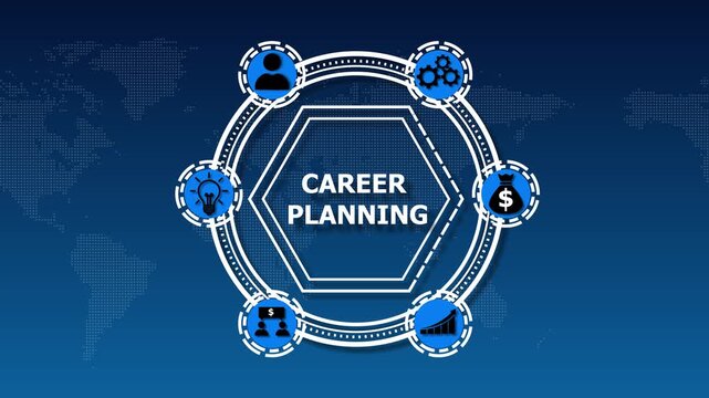 Coach motivate to career growth. Personal development, personal and career growth. Potential concepts. Career planning icon showing professional growth, goal setting, and skill development.