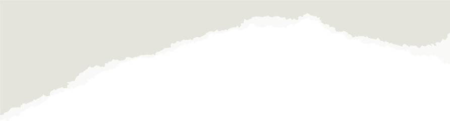 Obraz premium Frayed sheet fragment with torn edges. Rough paper cutout for collage projects, frames, and retro banner designs.