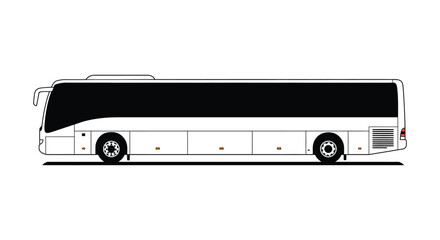a sleek modern bus design with large windows and wheels