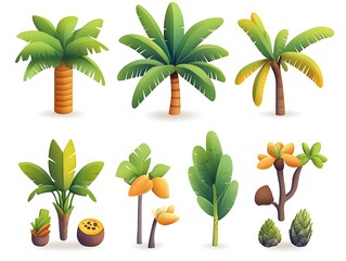 Obraz premium 楽園の植物図鑑