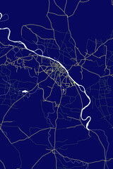 Mymensingh - Bangladesh Neon Aura Maps