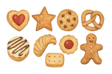 watercolor cookies bundle collection set