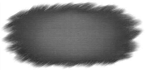 Gray textured oval shape with a fuzzy edge